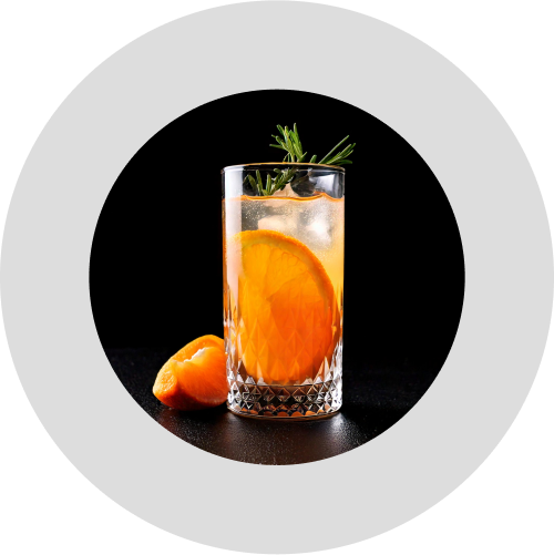 Mandarin citrus drink flavored with Alcirelli’s 100% natural mandarin extract, sugar-free and preservative-free.